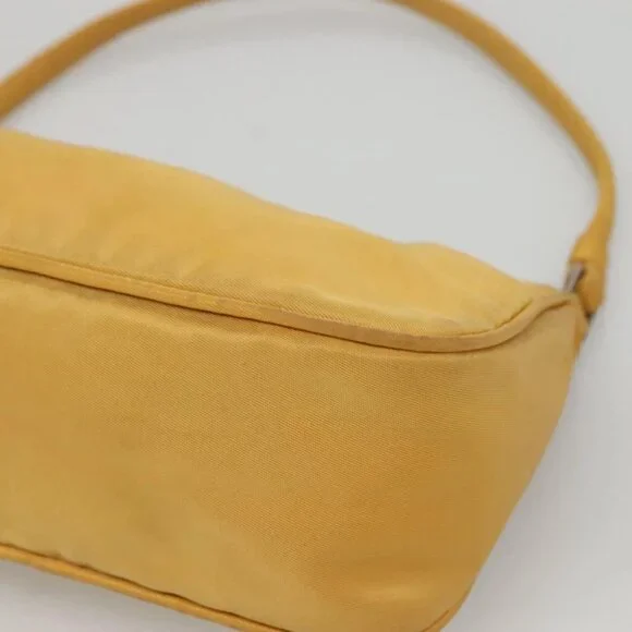 PRADA Accessory Pouch Nylon Yellow Auth 117775 - Picture 10 of 16